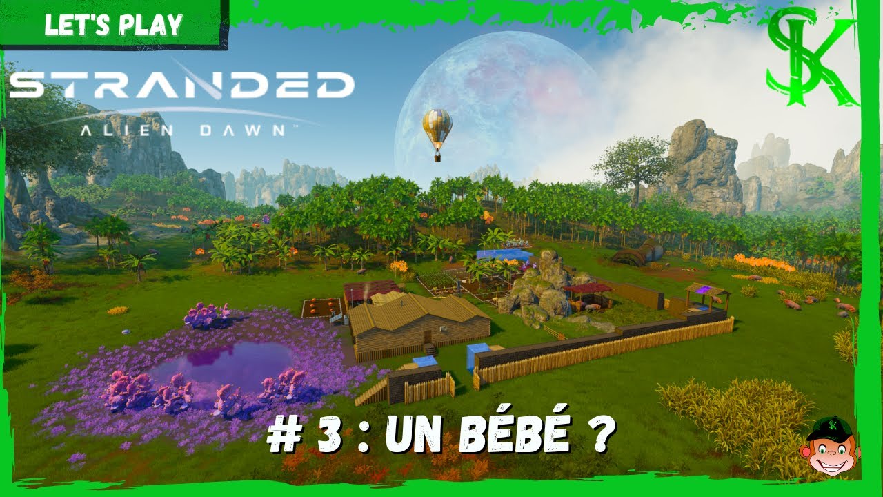 Stranded Alien Dawn [FR] #3 : Noth enceinte, attaque sans dégâts, climatiseur - let's play SALTU !