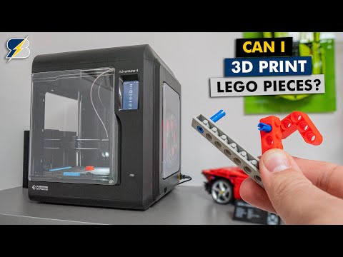 3d printing LEGO compatible pieces at home? Testing with Flashforge Adventurer 4 - part 1