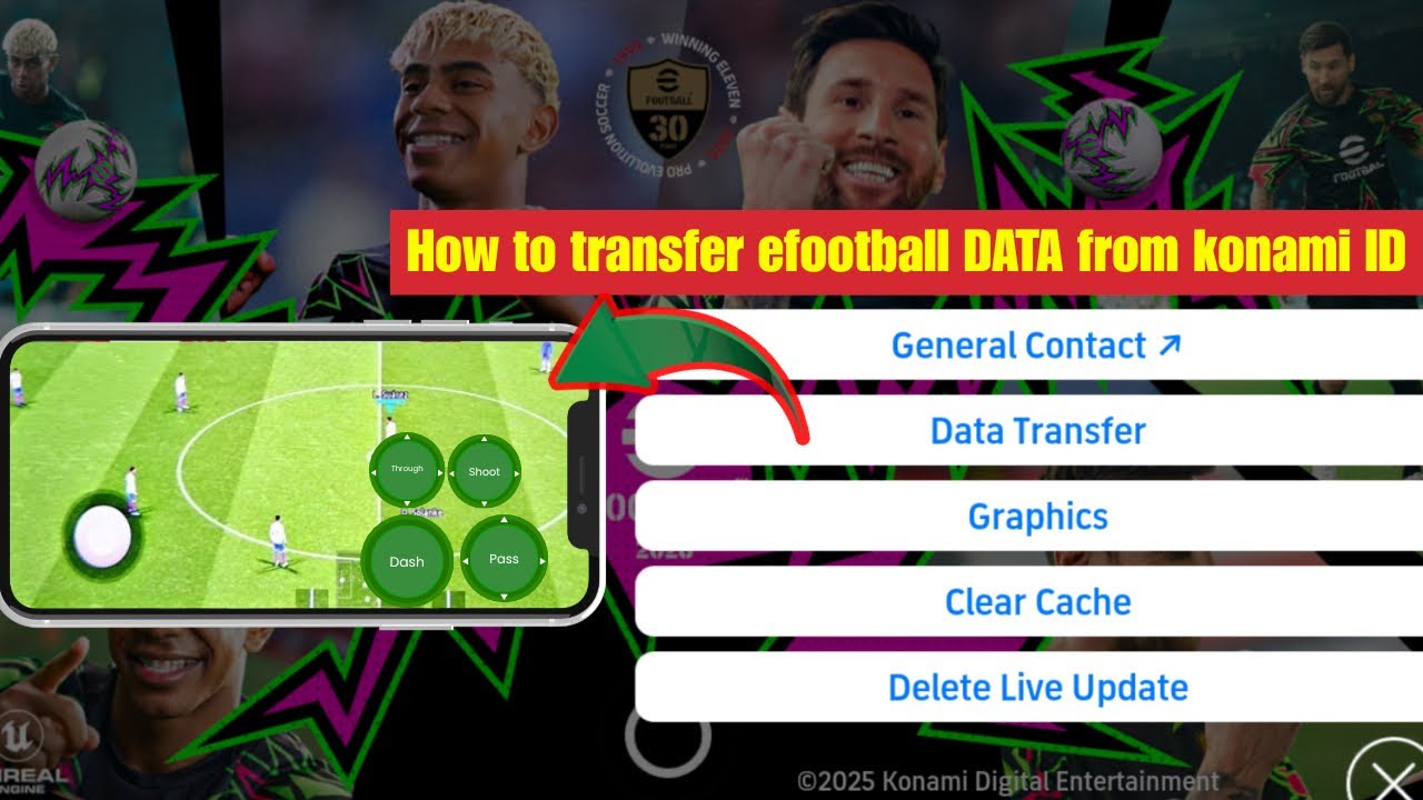 How to Login Another eFootball ID on Mobile | Data Transfer from Konami ID