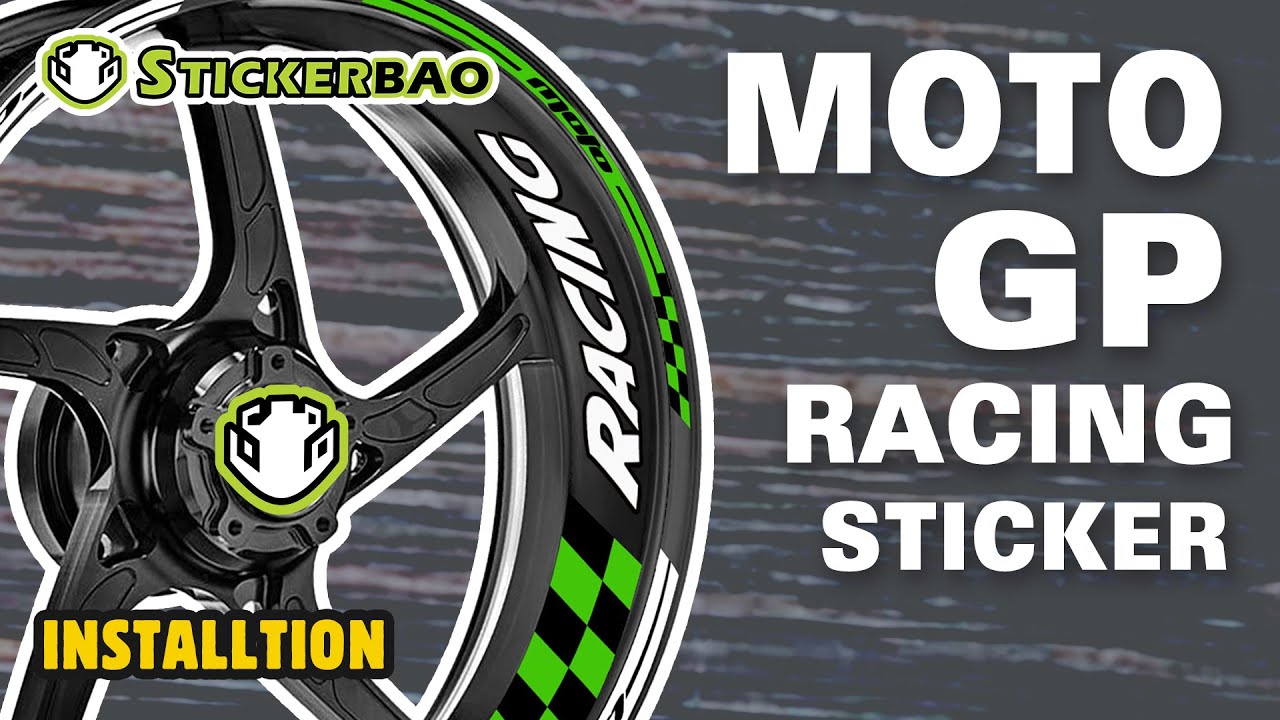 Stikers application tutorial for motorcycle rims - Vulturbike