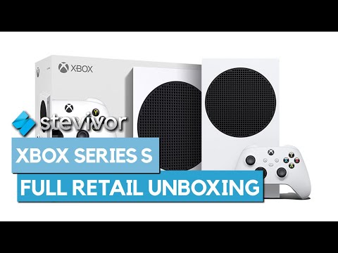 Xbox Series S full retail unboxing (with controller) | Stevivor