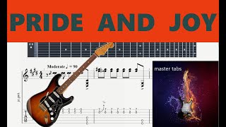 #PRIDE AND JOY#STEVIE RAY VAUGHAN |Guitar Tab| TUTORIAL#Mastertabs#BestFreeYoutubeMusicLessons|CHORD