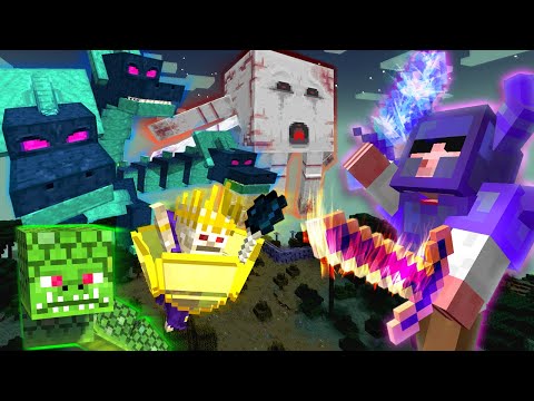 【マイクラ建築】異世界にいるすべてのボスに挑んでみた結果！？【マイクラ】【黄昏の森】