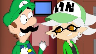 Splatoon Animation - Luigi in Splatoon World