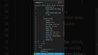 Upload Icon Using CSS only (Source Code in comment section)
