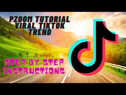 Pzoom Tutorial for Viral TikTok Trend!