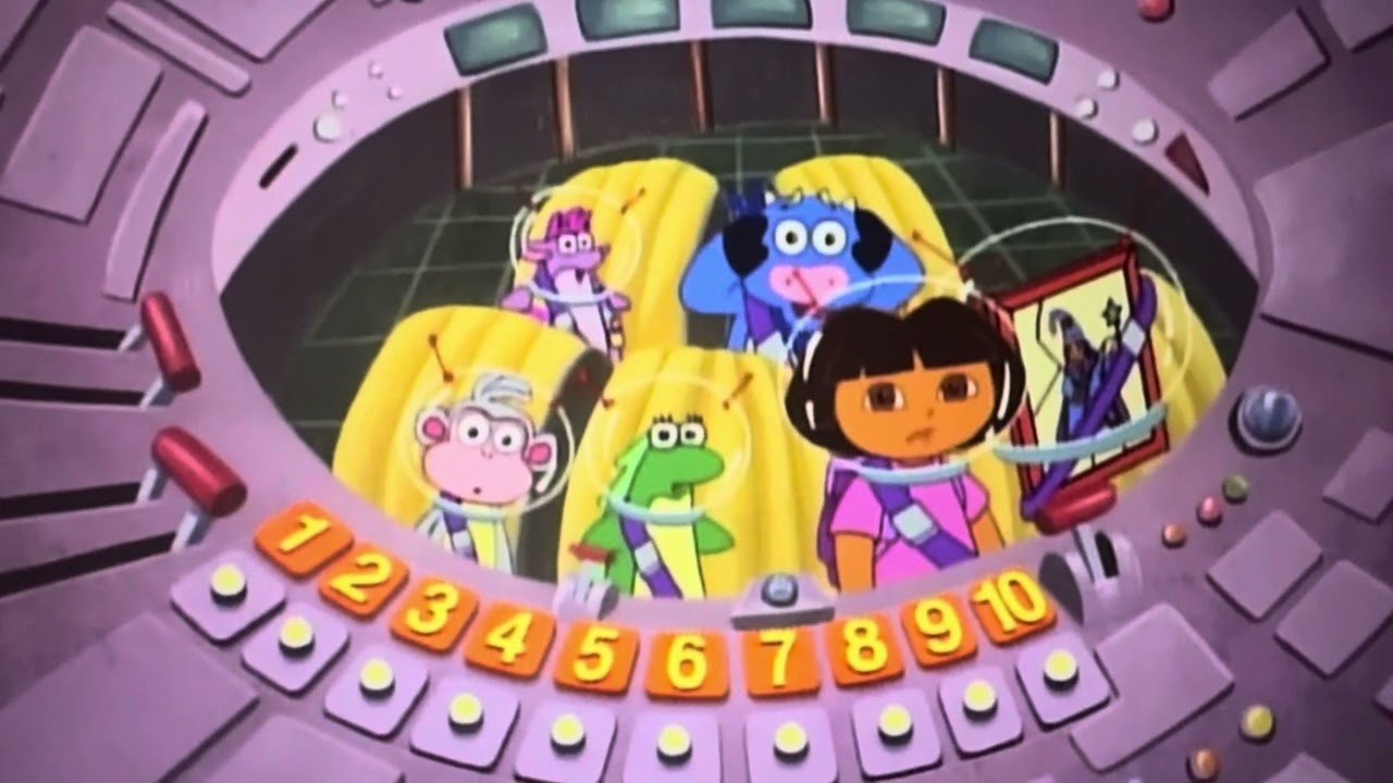 Dora The Explorer: Help Dora Count Backwards From Ten!!/Dora And Her Friends Ride Down The Rainbow!
