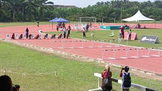 80m Lari Berpagar L12 Akhir - Kejohanan Olahraga MSSPK 2023 13092023