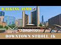 TORONTO: Strolling through Downtown | 4K WALKING ASMR
