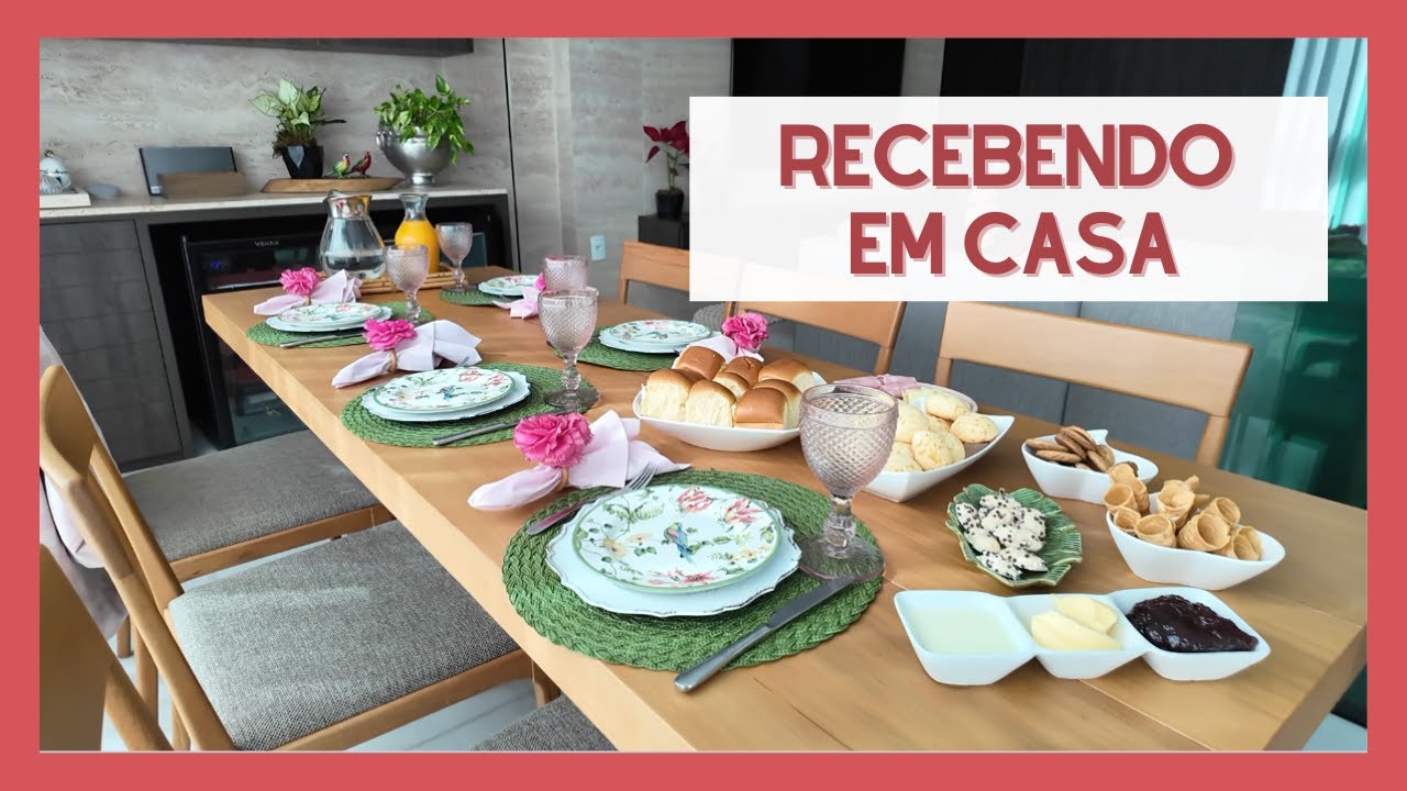 RECEBENDO EM CASA PARA LANCHE DA TARDE