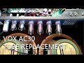 How to Change and Replace Power Tubes - VOX AC30 Amp Repair EL84 Tube Replacement