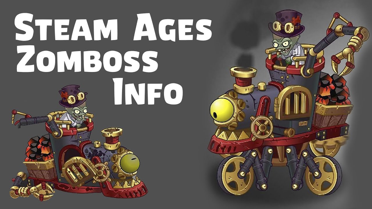 Steam Ages Zomboss Info  Plants vs Zombies 2 Chnese 