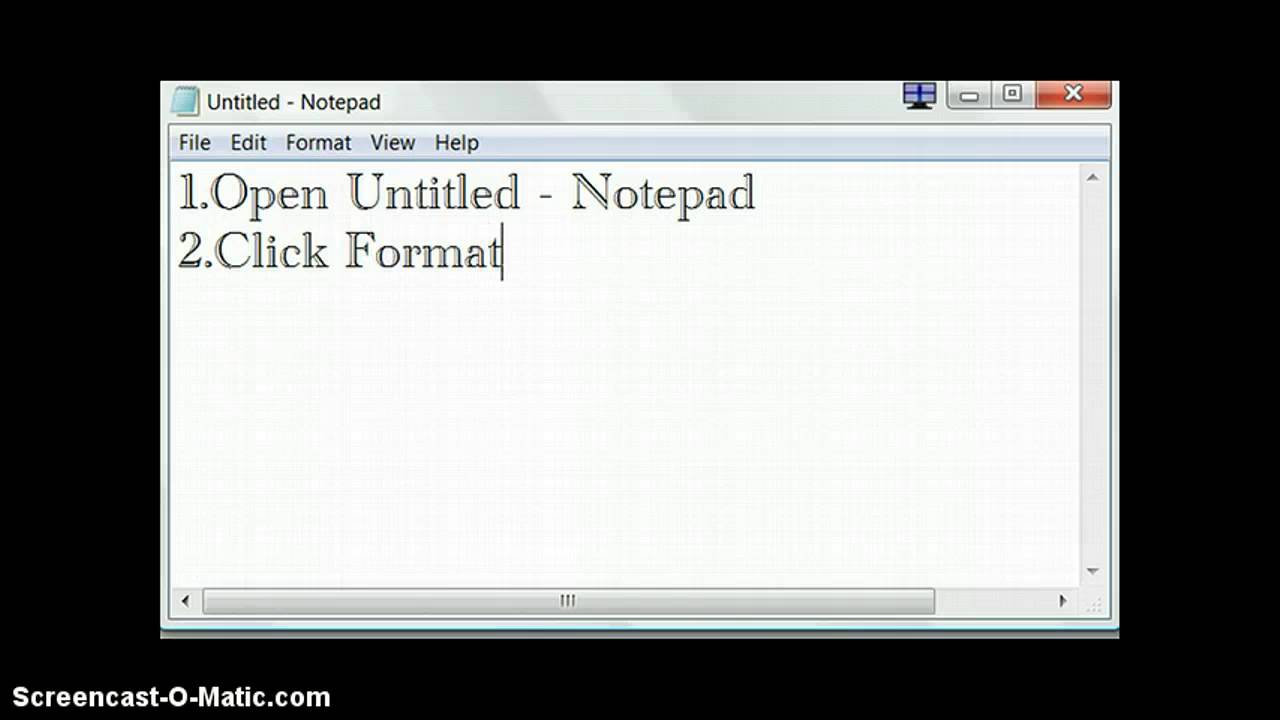 How To Bold In Notepad