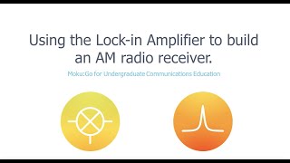 Creating an AM radio receiving using a lock-in amplifier