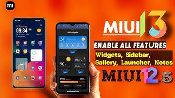 Install MIUI 13 Features for MIUI 12.5 -  Dynamic Widgets, Home Screen Widgets,Font & Logo - No Root