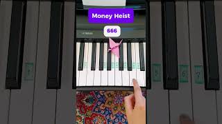 Money Heist Theme (Bella Ciao) – Easy Piano Tutorial #shorts