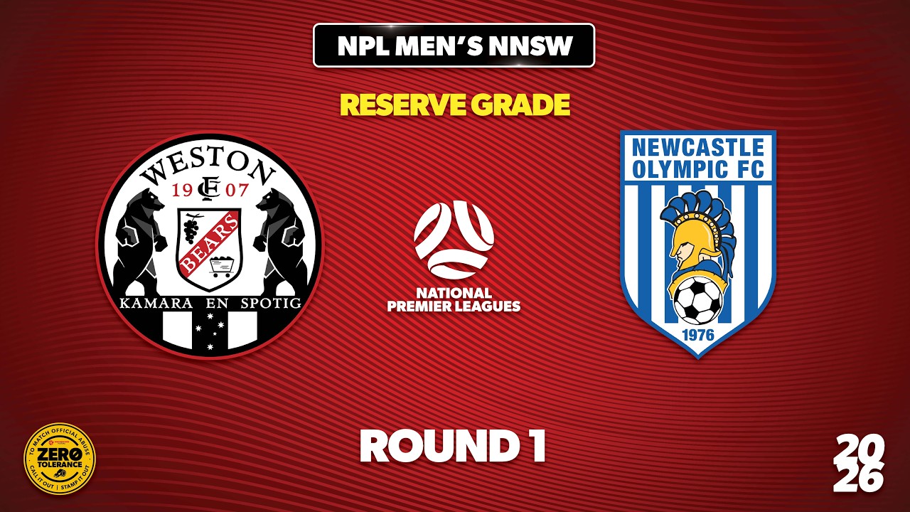 NPL Men's NNSW Reserve Grade Round 1 - Weston Bears v Newcastle Olympic