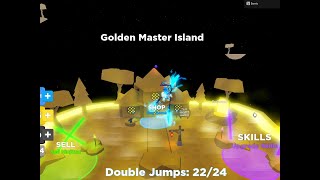 Roblox Ninja Legends: Unlocked islands from Midnight Shadow to Golden Master Island for friend screenshot 5
