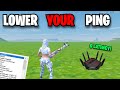 How To INSTANTLY Reduce Ping In Fortnite With These Settings!
