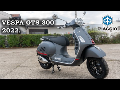 2022 Vespa GTS 300 HPE Walkaround, All Details - YouTube