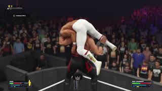 WWE2K24 Diack Vs Ricky Gameplay Match & news - Hindi Commentary