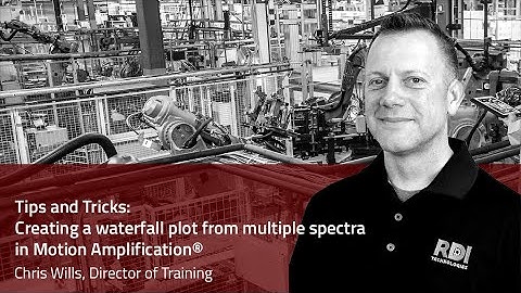 Creating a waterfall plot from multiple spectra in Motion Amplification®