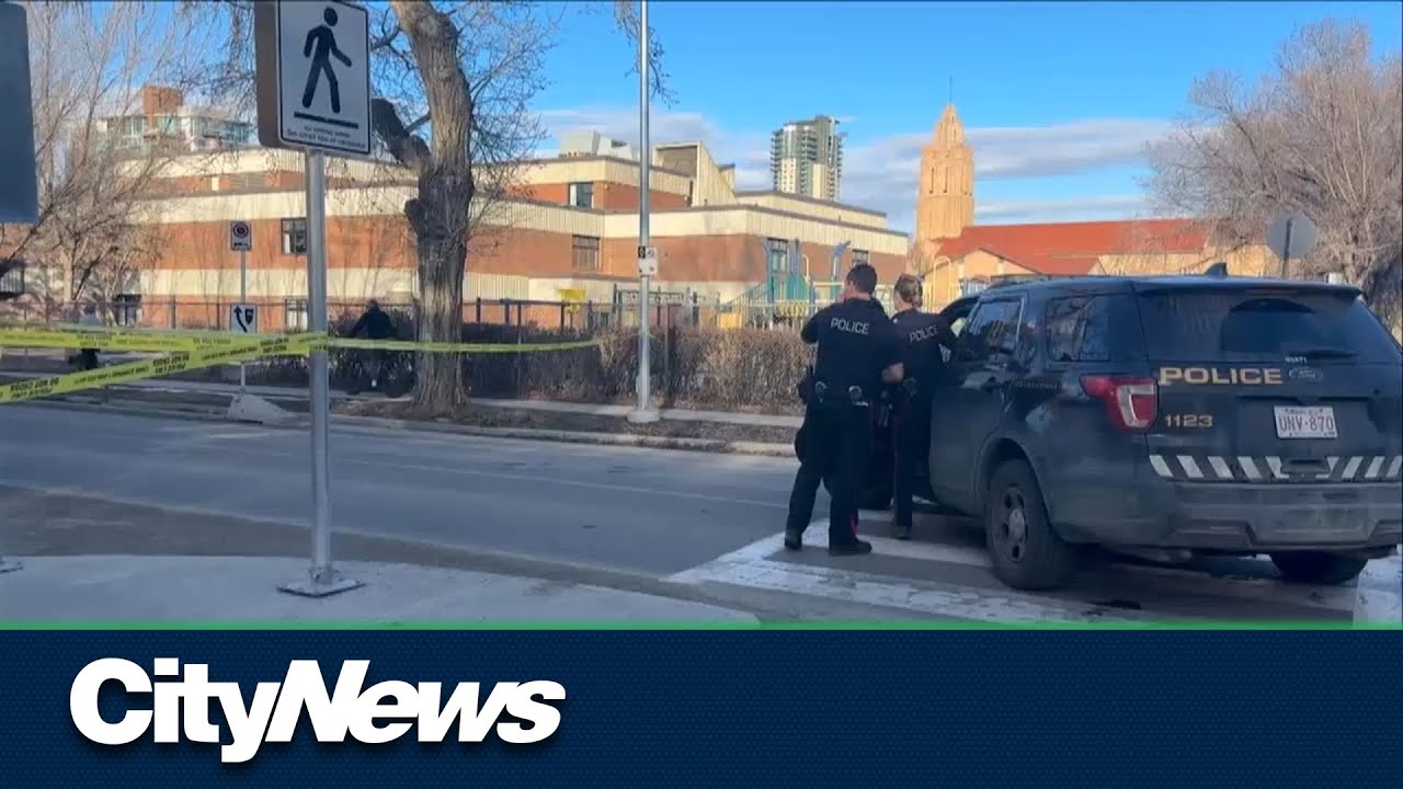 Man in serious condition after downtown Calgary stabbing - YouTube