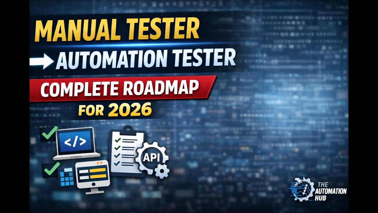Automation Testing Roadmap 2026 — Step-by-Step Guide for Beginners ...