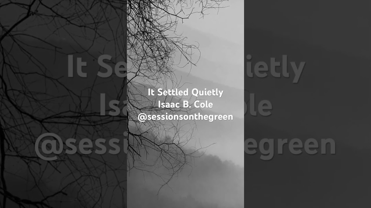 It Settled Quietly #isaacbcole #sessionsonthegreen #emotionalsong #chillvibes #song