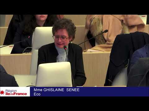 Budget Ile-de-France 2023 Aménagement : intervention de Ghislaine Senée