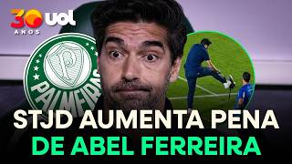 ABEL FERREIRA TEM SUSPENSÃO AUMENTADA APÓS CHUTE NO MICROFONE E FICA FORA DE PALMEIRAS X SÃO PAULO
