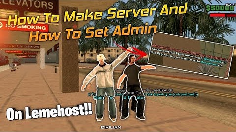 [PART 2]How To Create Server/Set Admin On Lemehost | Tagalog Tutorial |•ChipZYt
