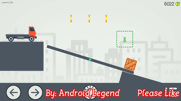 Brain Physic Level 2-52 Brain it on the wooden truck level 2-52 Android Solution