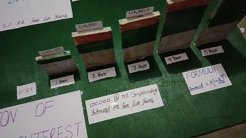 3D model of compound interest
