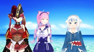 【Hololive MMD】Blursed UMISEA