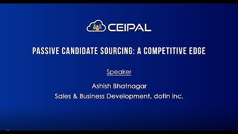 Passive Candidate Sourcing: A Competitive Edge