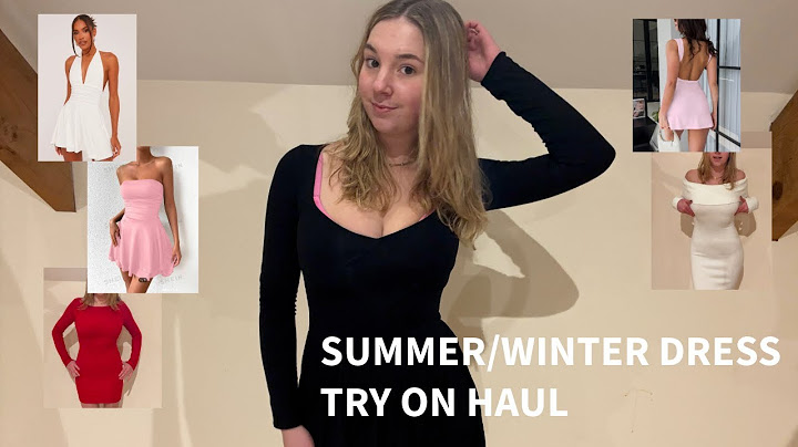 SUMMER/WINTER DRESS TRY ON HAUL!