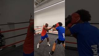 Defence, counter, attack on the pads 👌🏾 #boxing #fitness #skills