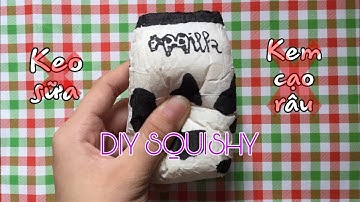 DIY SQUISHY HANDMADE KHÔNG CẦN KEO SỮA VÀ KEM CẠO RÂU SIÊU ĐƠN GIẢN