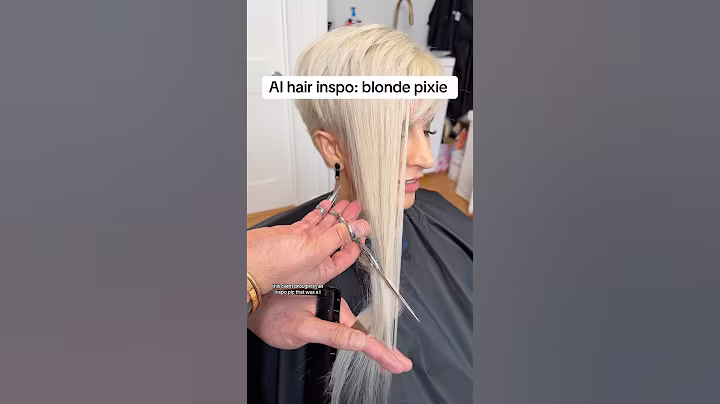 AI hair inspo pic: blonde pixie #blonde #pixiehaircut #shorthair #hair