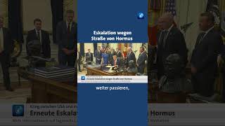 Straße von Hormus: Erneute Eskalation zwischen USA und Iran #tagesschau #nachrichten #usa #iran