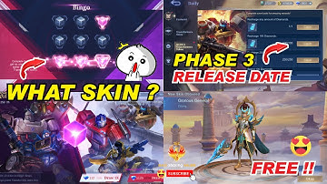 FREE Transformer Skin PHASE 2 MLBB Event Draw | PHASE 3 (3rd ) Release Date | Bingo Pattern