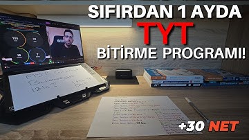 Sıfırdan 1 Ayda Tyt Bitirme Programı! | AYT