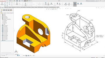 Solidworks tutorial for beginners exercises 223 #solidworkstutorial #solidworks