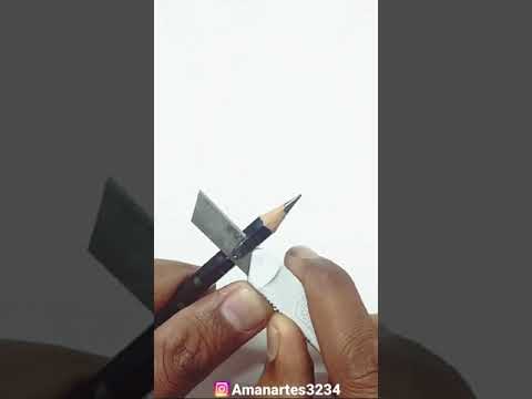 How to Sharpening my Drawing Pencil with Natraj cutter  sharp  pencil  sketch  drawing  artist