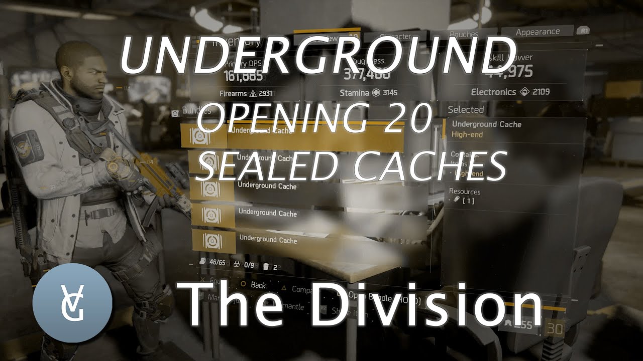 [ The Division ] Opening 20 Levels of Underground Sealed Caches