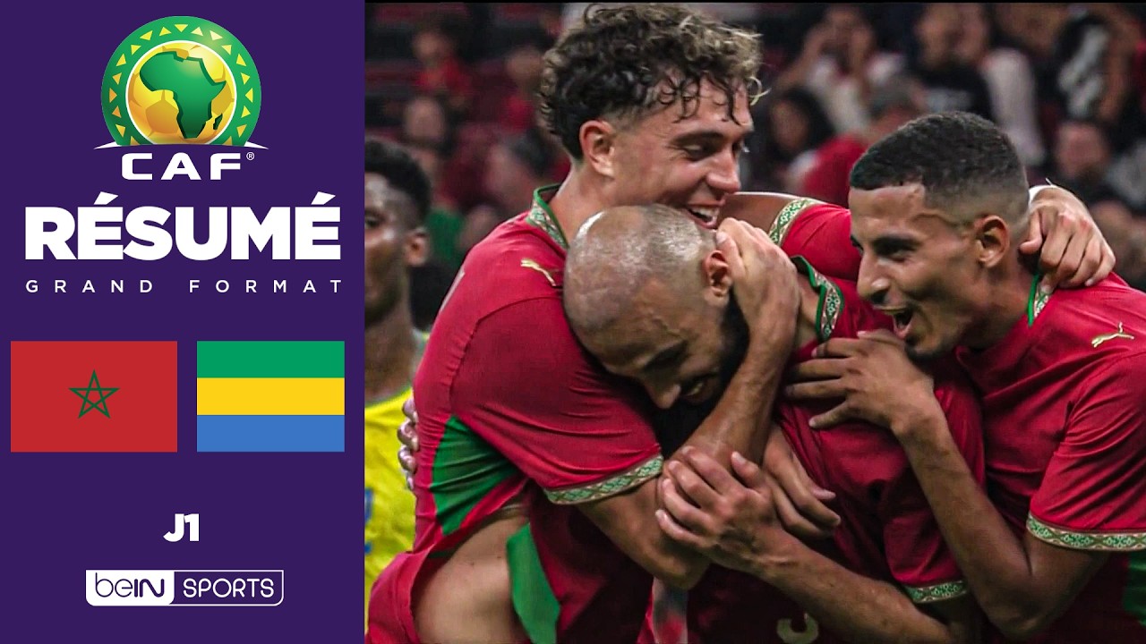 Résumé : MAZRAOUI et RAHIMI portent le MAROC contre le GABON