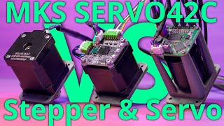 MKS SERVO42C ClosedLoop Stepper: Tests vs Servo with FieldOriented Control and TMC2209 OpenLoop