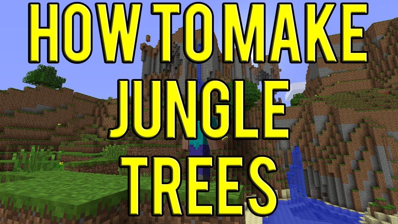 How To Make Jungle Trees Minecraft Xbox 360 YouTube