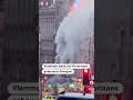Vlammen slaan uit Victoriaans gebouw in Glasgow